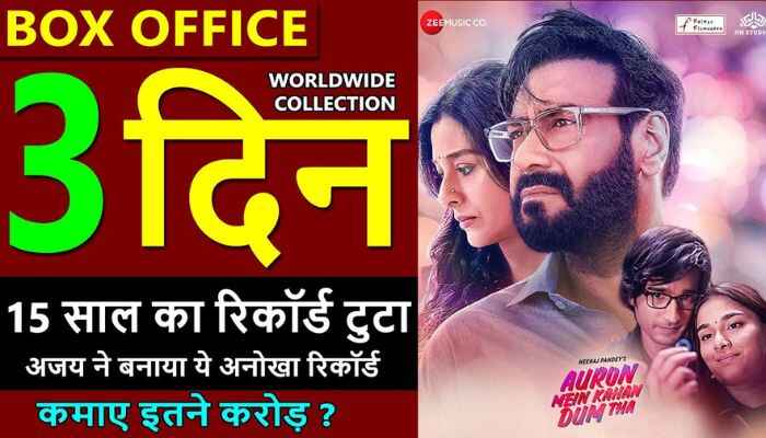 Auron Mein Kahan Dum Tha Box Office Collection Day 3