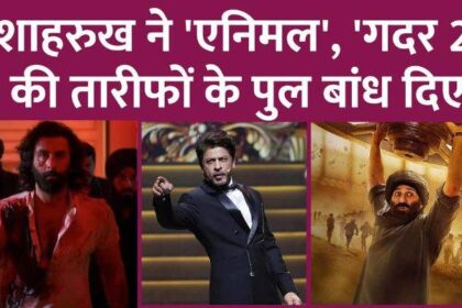 What did Shahrukh Khan say at IIFA in praise of films like Animal, 12th Fail, Gadar 2, Salaar