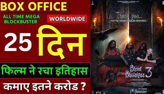 Bhool Bhulaiyaa 3 Box Office Collection Day 25